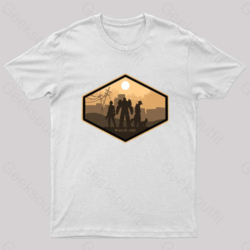 Explore Wasteland Geek T-Shirt White / S