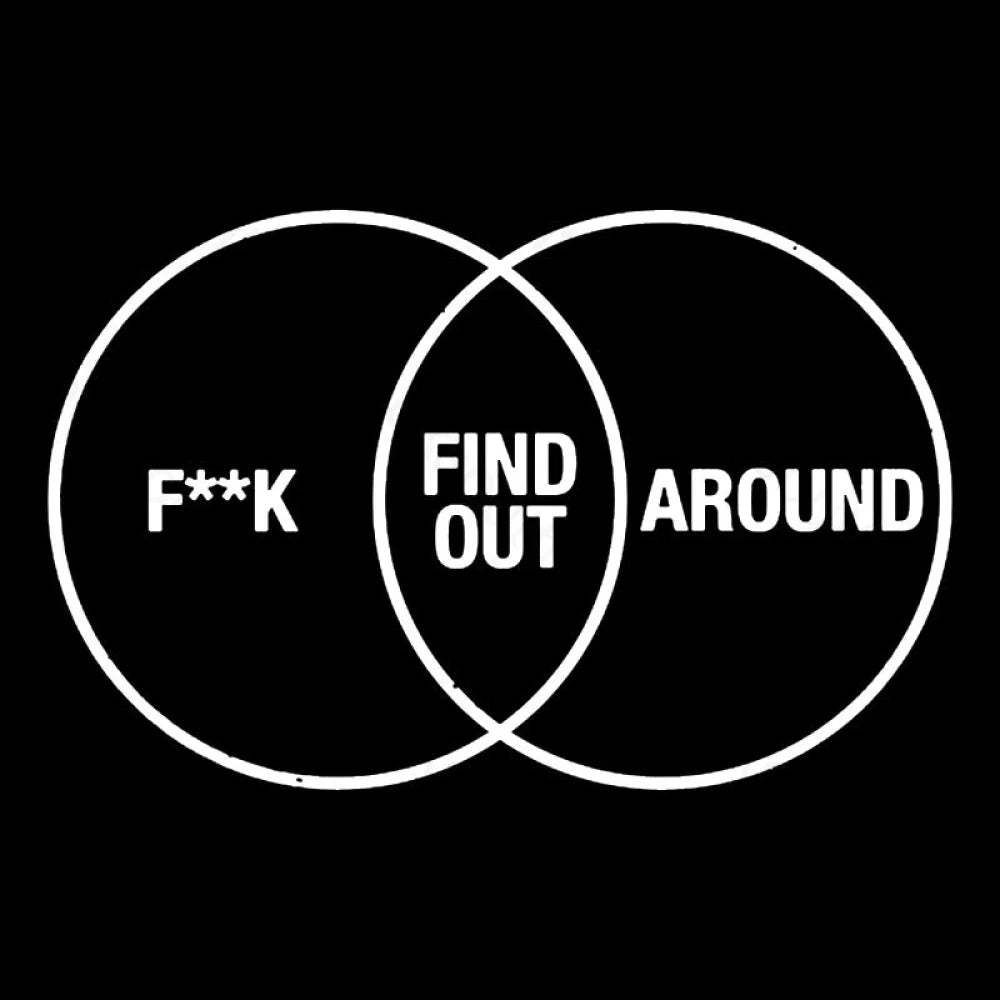 F Around And Find Out Venn Diagram Nerd T-Shirt