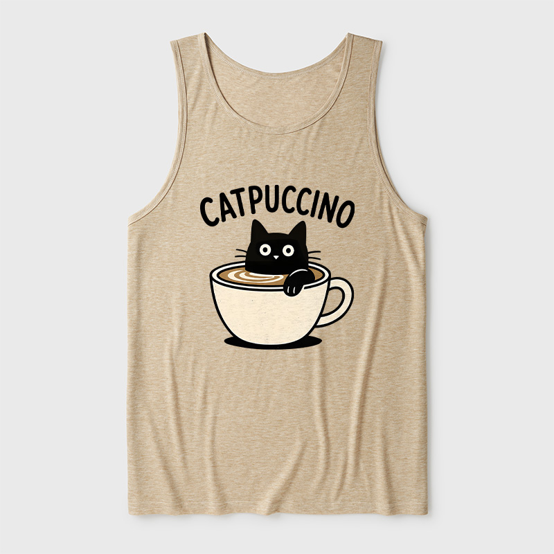 Catpuccino Ultra Soft Heather Tank
