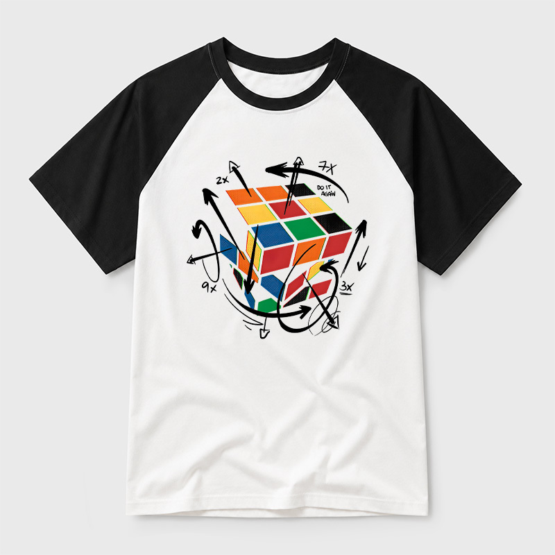 The Cube's Formula Geek Retro Raglan T-Shirt