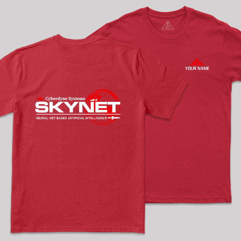Personalized Classic Skynet Geek T-Shirt