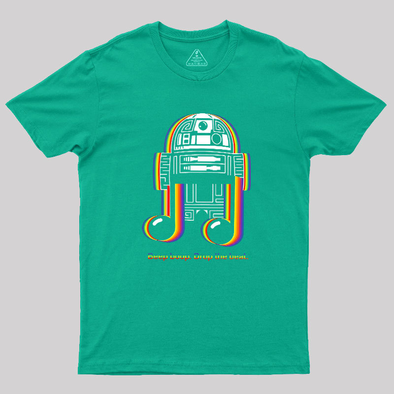 Beep Boop Drop the Beat Geek T-Shirt