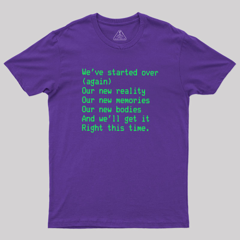 Reboot Reality Geek T-Shirt