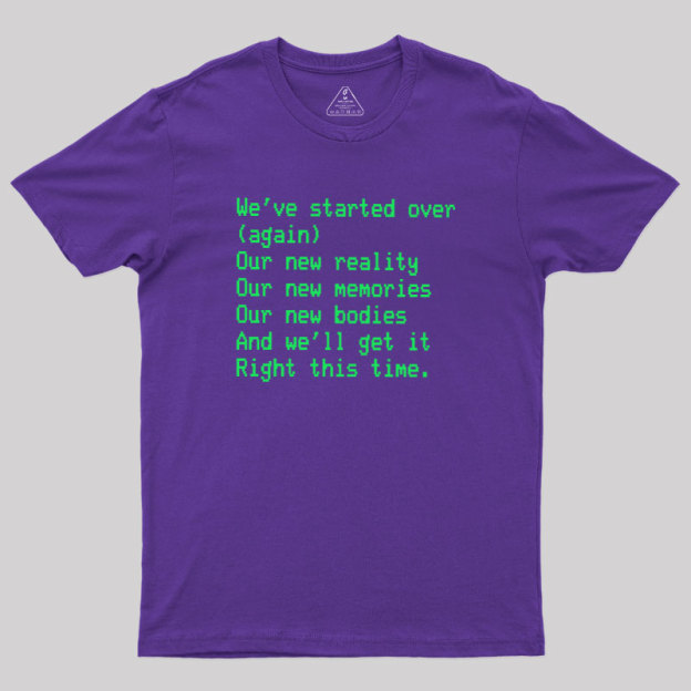 Reboot Reality Geek T-Shirt