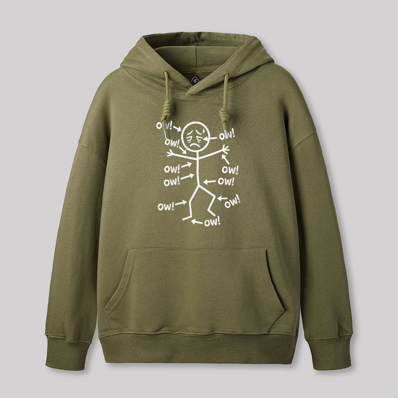 Ow Ow Ow Geek Hoodie