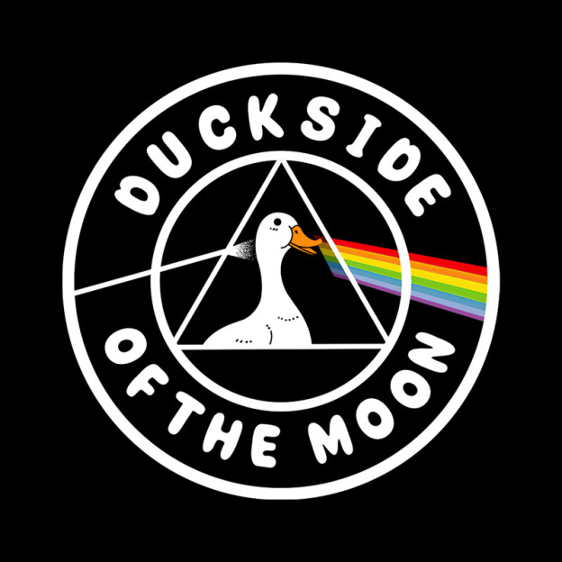 Duckside Of The Moon Geek T-Shirt