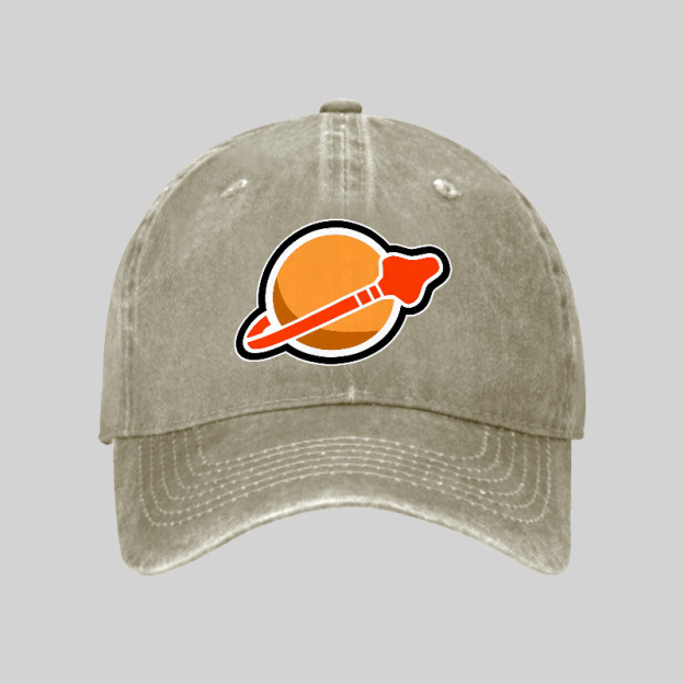 New Space Mars Washed Vintage Baseball Cap