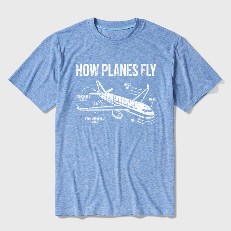 How Planes Fly Ultra Soft Heather Tee