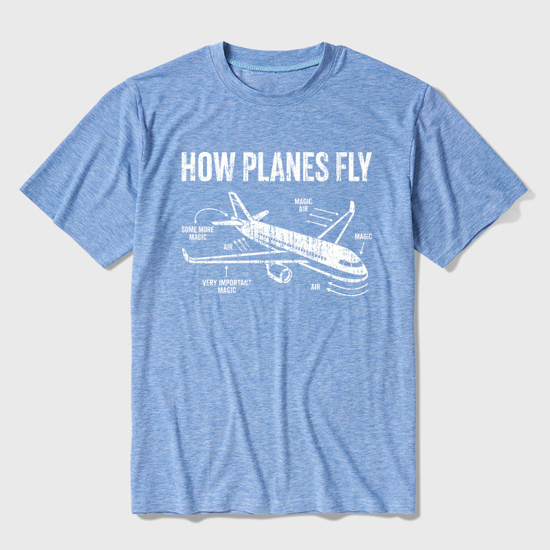 How Planes Fly Ultra Soft Heather Tee