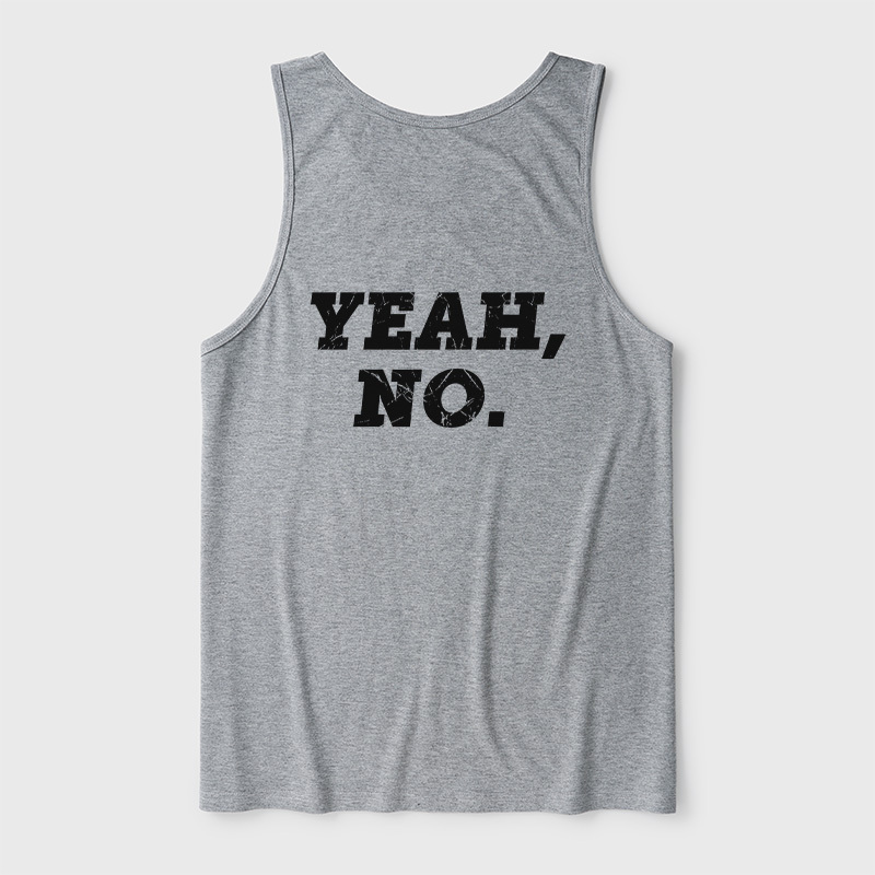 Yeah No Ultra Soft Heather Tank