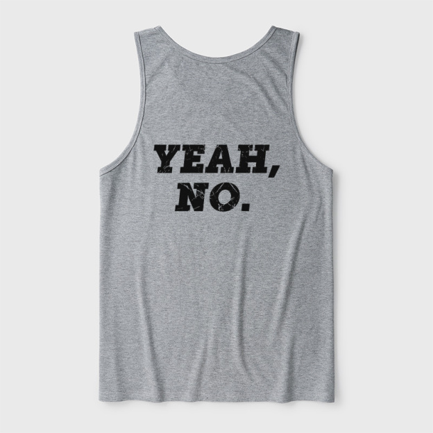 Yeah No Ultra Soft Heather Tank