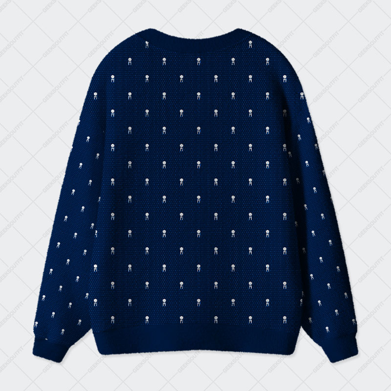 USS Enterpris Icon Geek Ugly Cardigan Sweaters 
