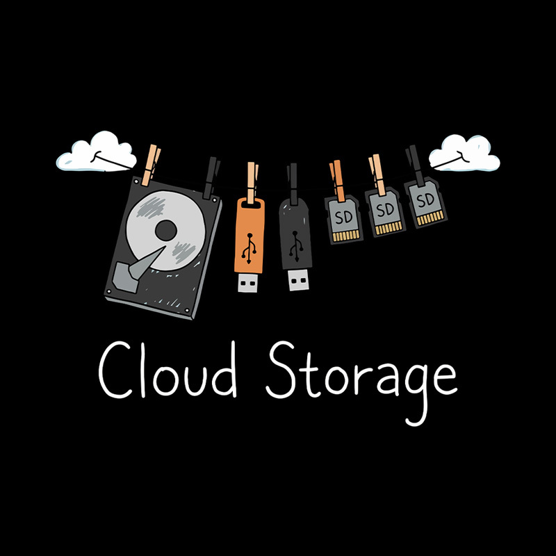 Literal Cloud Storage Hardware Laundry Geek T-Shirt