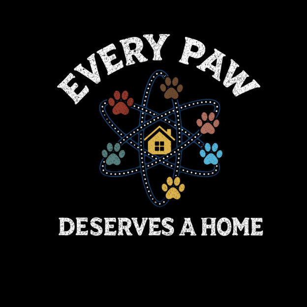 Every Paw Deserves A Home Geek T-Shirt
