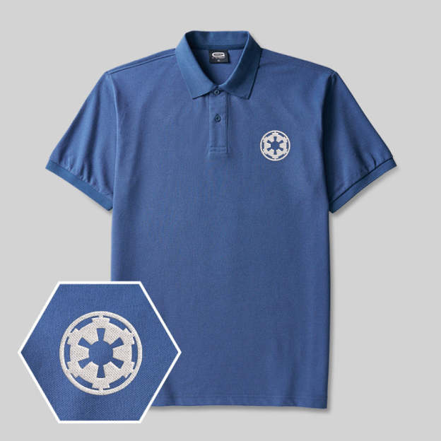 Wheel Smart Controller Geek Embroidered Polo Shirts