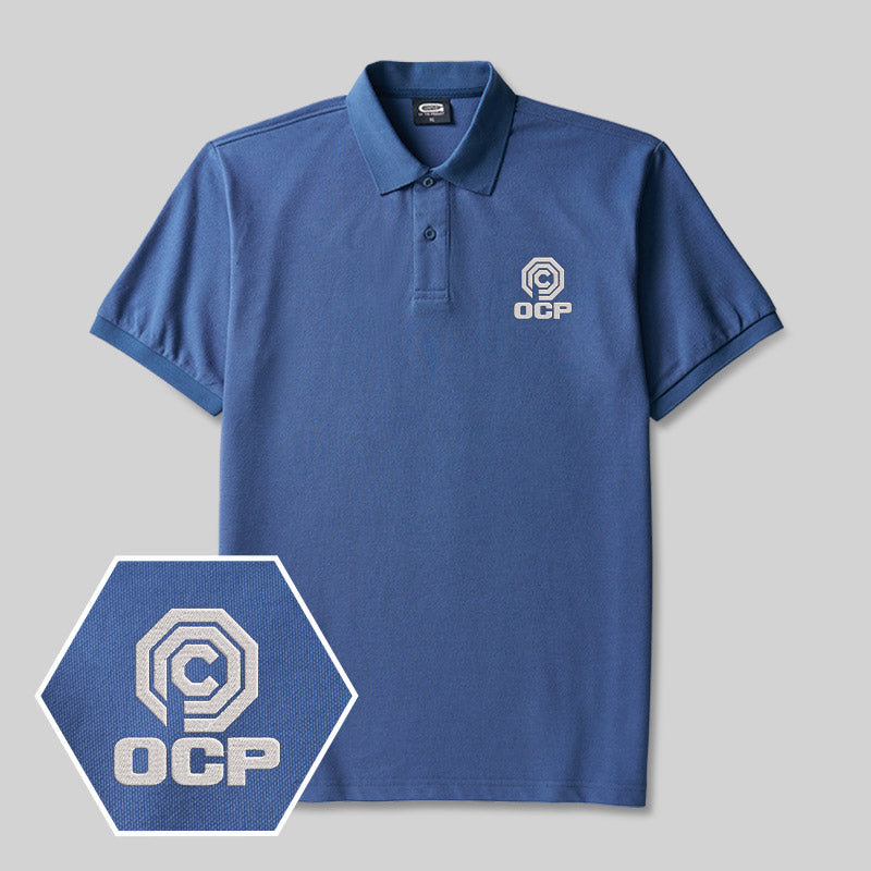 OCP Geek Embroidered Polo Shirts