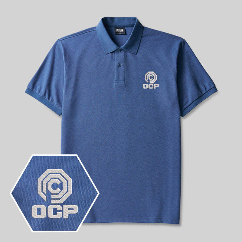 OCP Geek Embroidered Polo Shirts