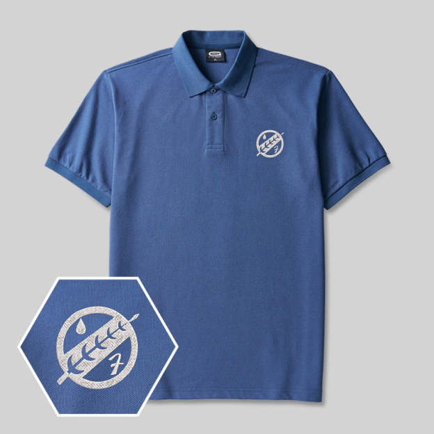 Mandalorian Mark  Geek Embroidered Polo Shirts
