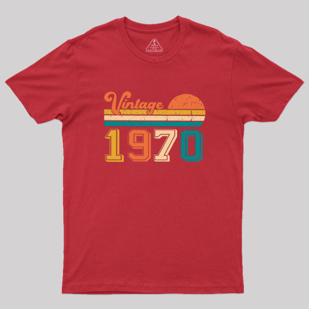 Vintage 1970 Geek T-Shirt