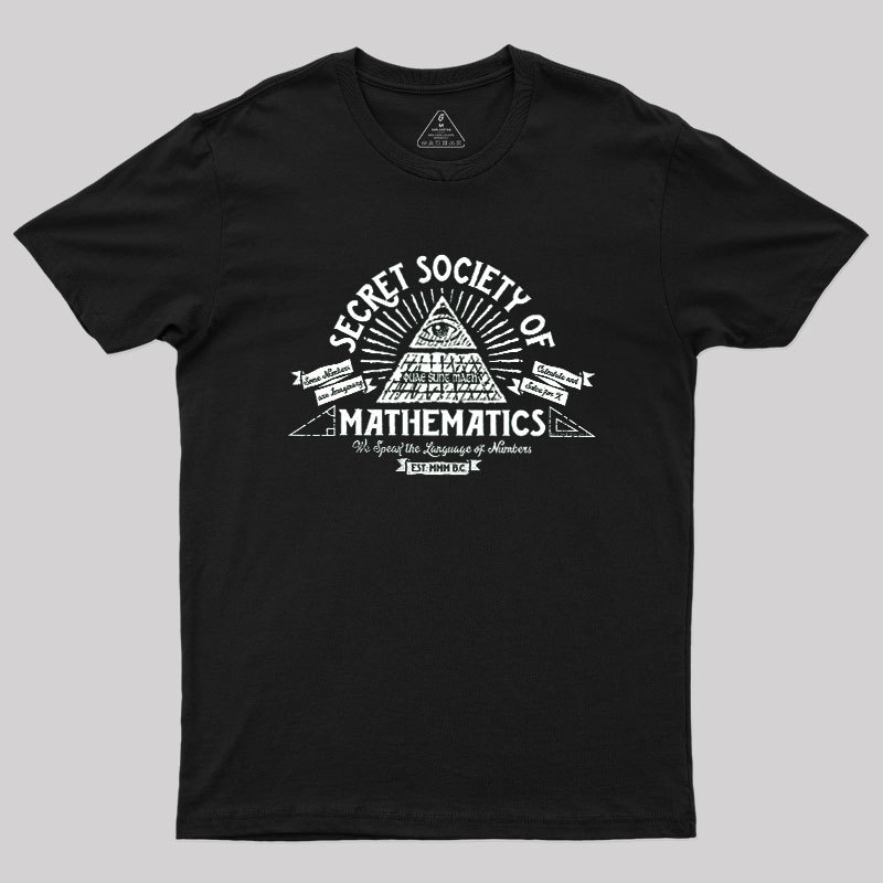 Illumathnati - Secret Society of Math Geek T-Shirt