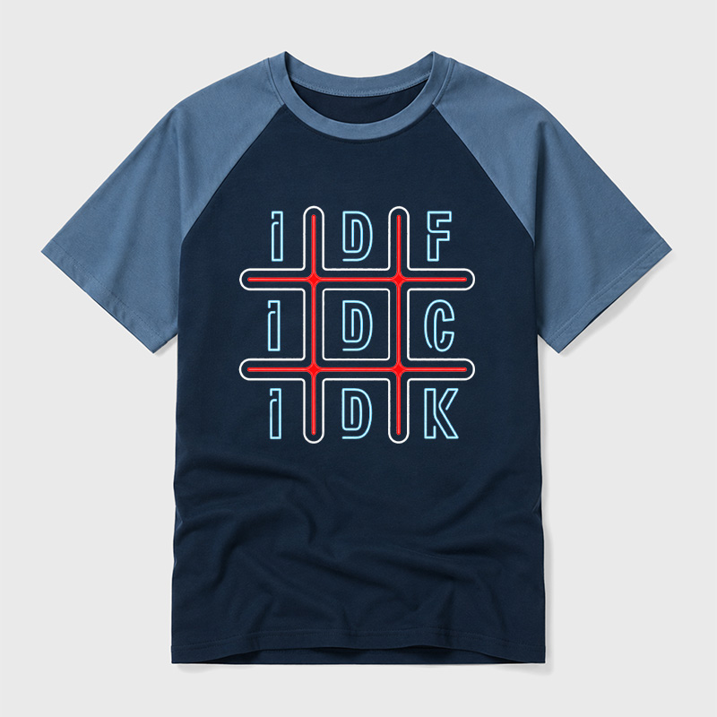 I Don’t Freaking Know Geek Retro Raglan T-Shirt