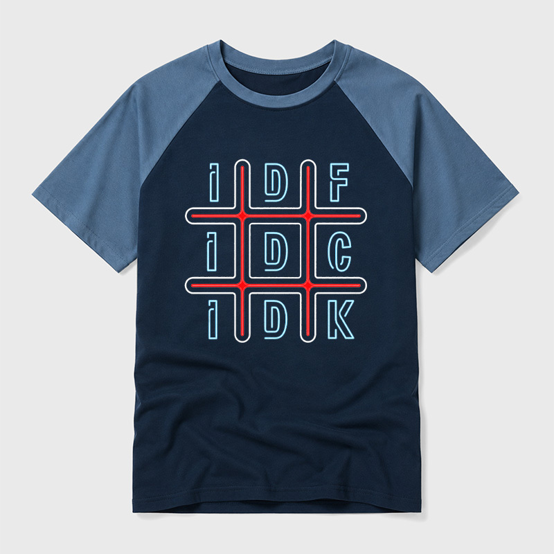 I Don’t Freaking Know Geek Retro Raglan T-Shirt