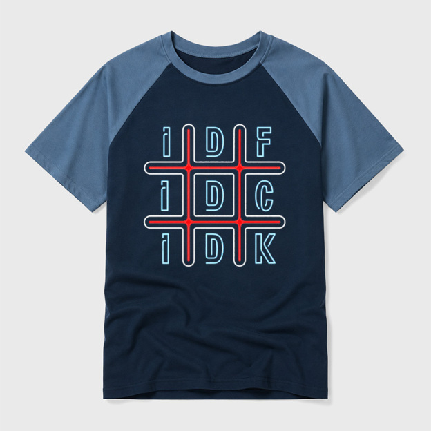 I Don’t Freaking Know Geek Retro Raglan T-Shirt
