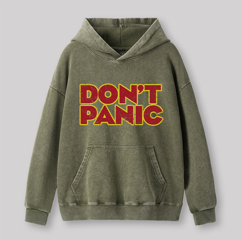 Don't Panic Washed Hoodie