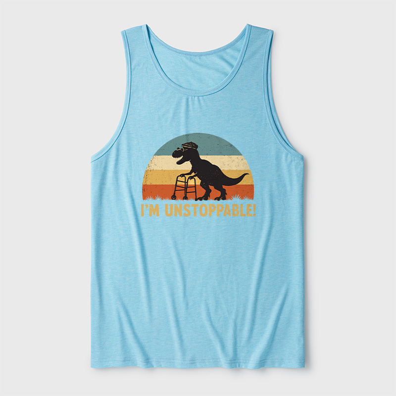 I'm Unstoppable Ultra Soft Heather Tank