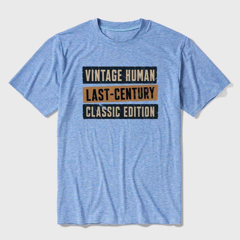 Retro Blueprint Ultra Soft Heather Tee
