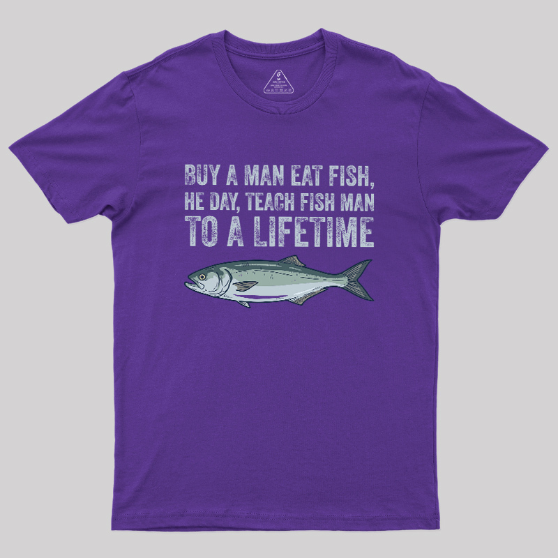 Fish Man Philosophy Geek T-Shirt