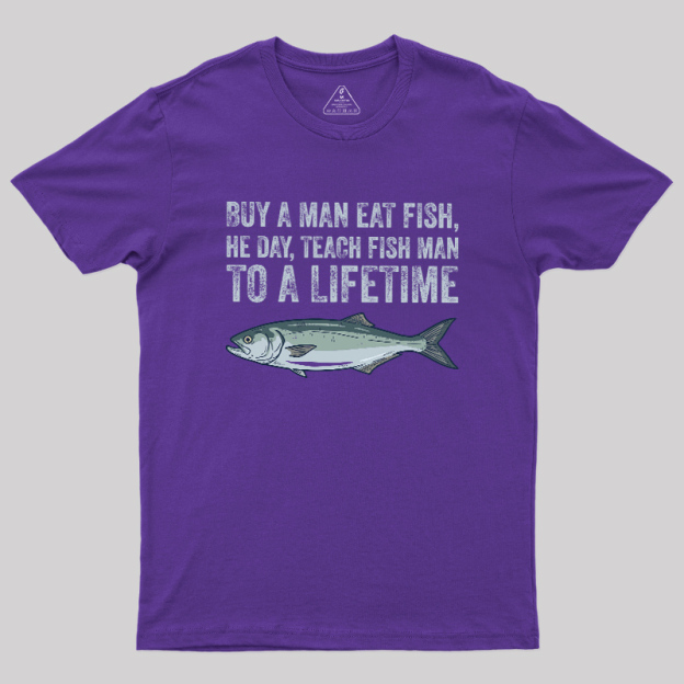 Fish Man Philosophy Geek T-Shirt