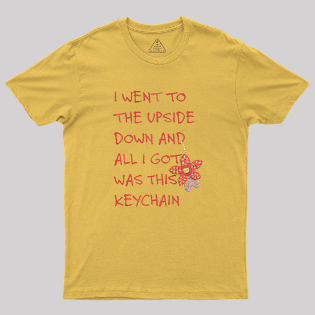 Upside Down Keychain Geek T-Shirt