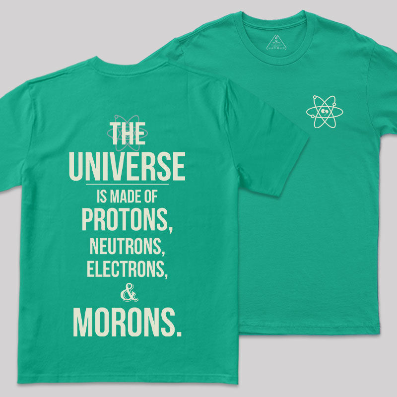 Atomic Humor Front and Back Printed Geek T-Shirt