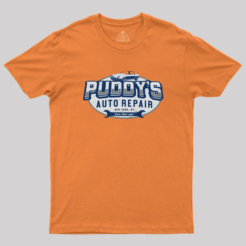 Puddy's Auto Repair Seinfeld Geek T-Shirt