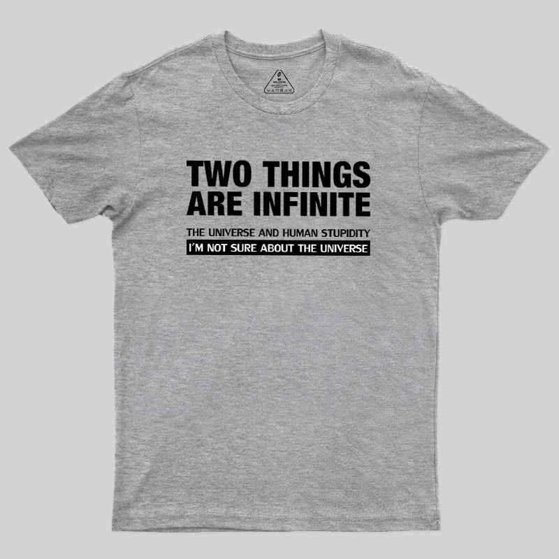 Infinite Stupidity Geek T-Shirt