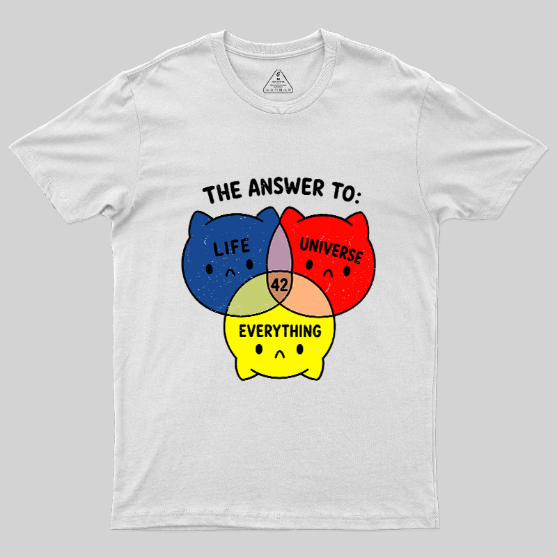 The Answer To Everything 42 Geek T-Shirt