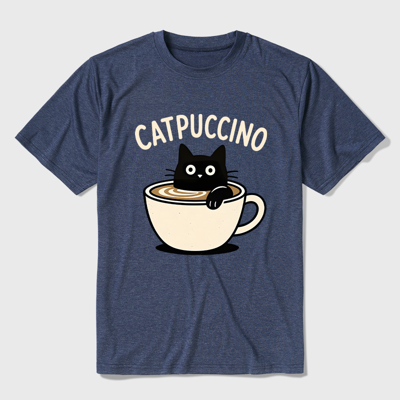 Catpuccino Ultra Soft Heather Tee