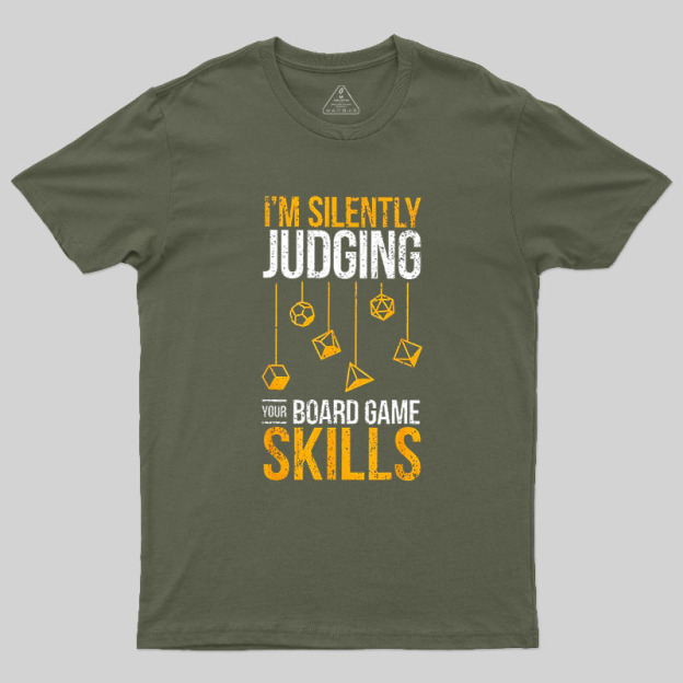 Silent Judgement Geek T-Shirt