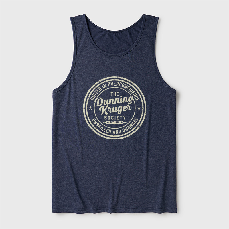 The Dunning-Kruger Society Ultra Soft Heather Tank
