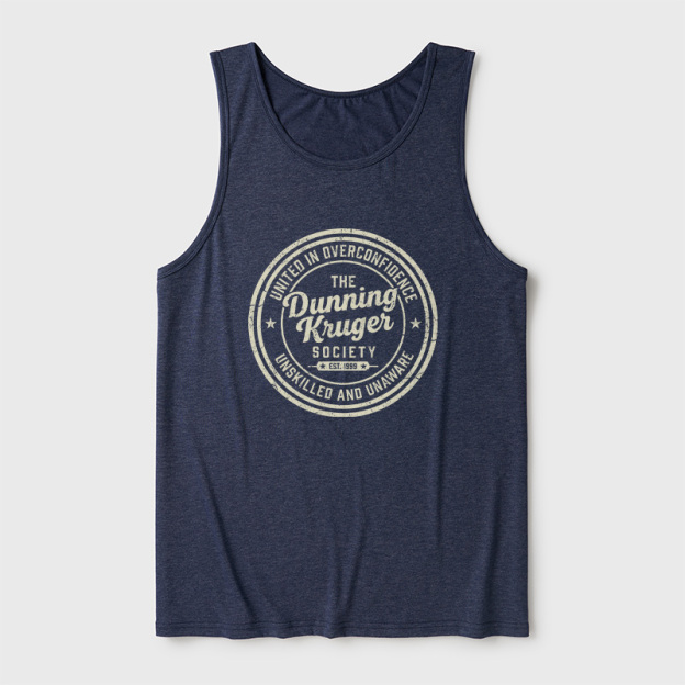 The Dunning-Kruger Society Ultra Soft Heather Tank
