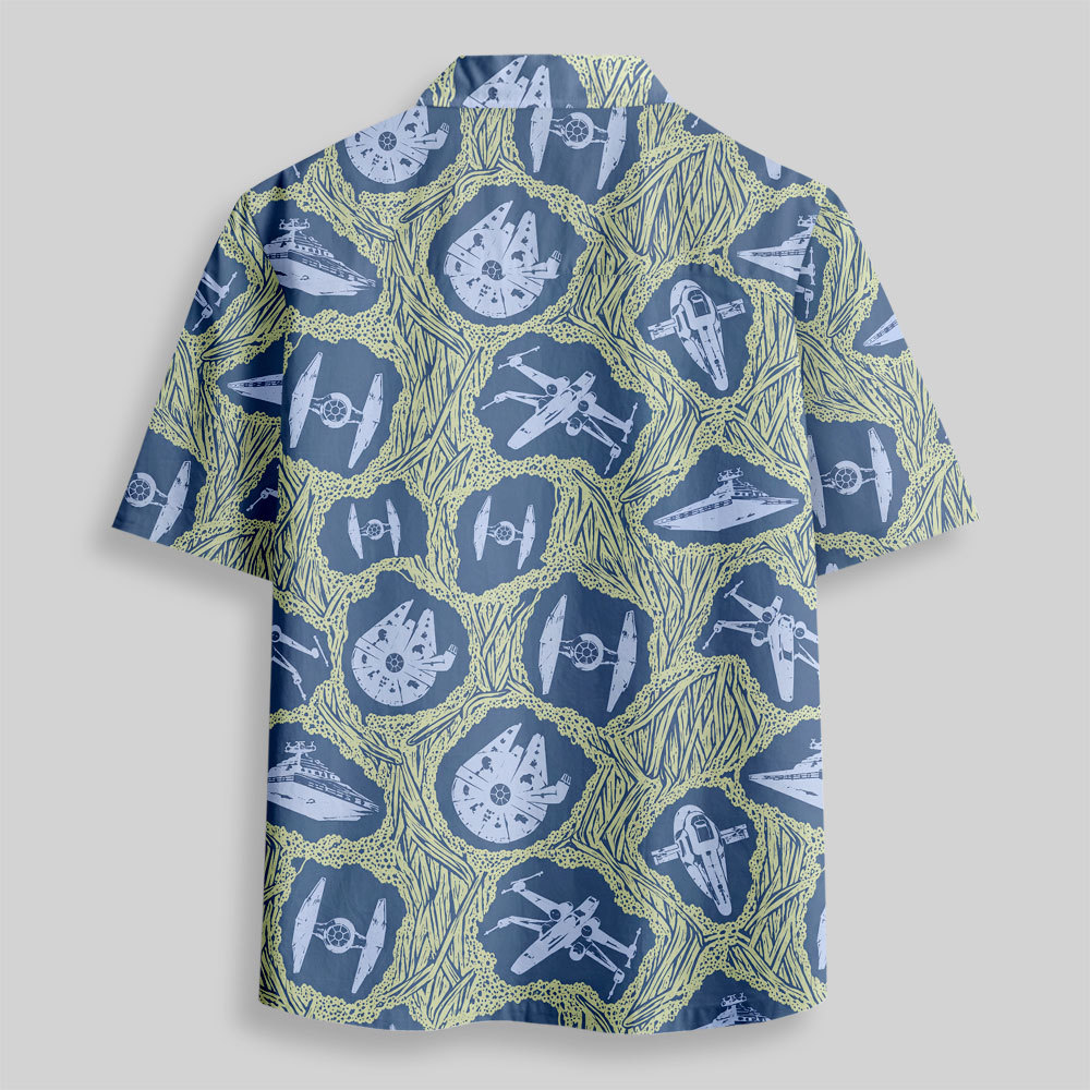 Galactic Fleet Button Up Pocket Shirt