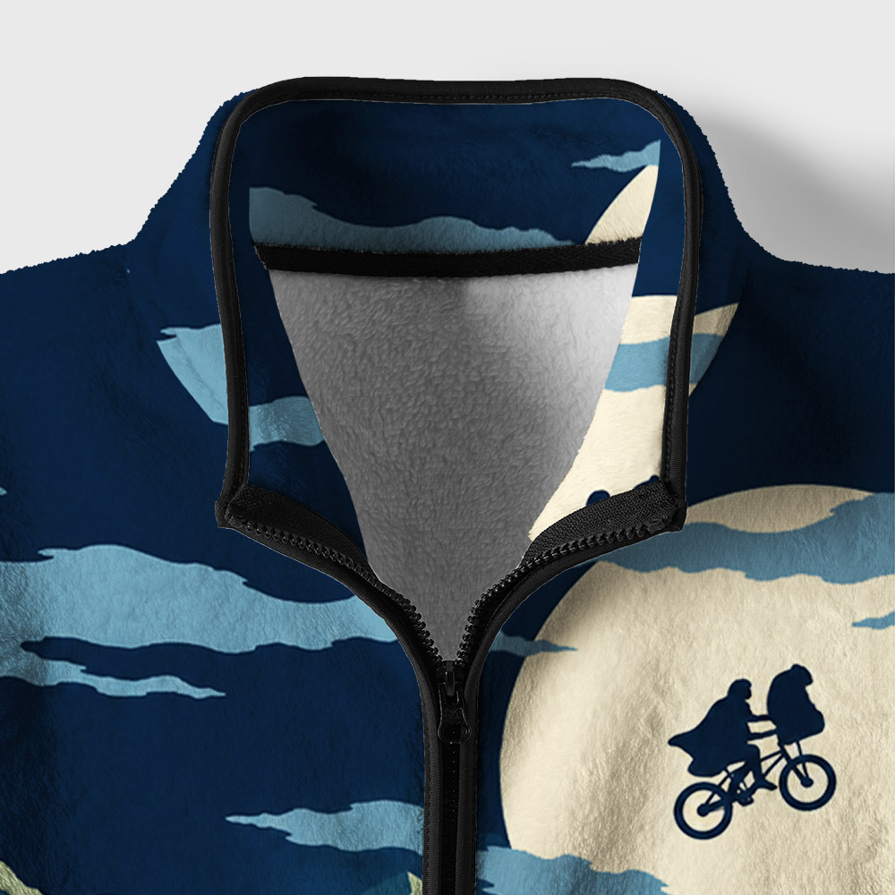 Moonlit Ride Geek Polar Fleece Full-Zip Jacket