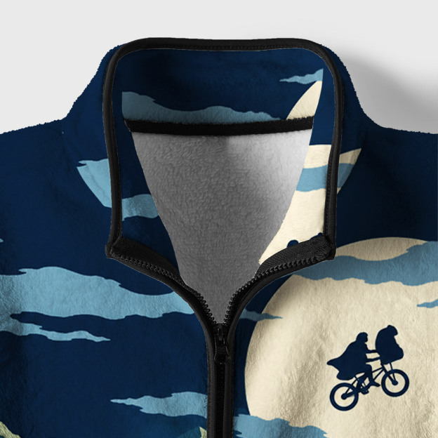 Moonlit Ride Geek Polar Fleece Full-Zip Jacket