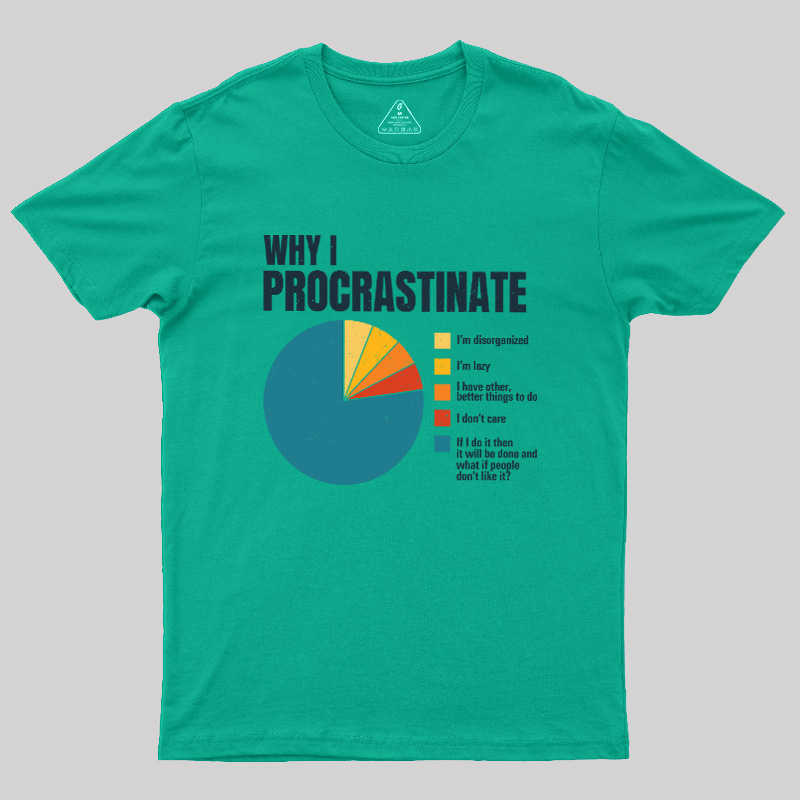 Why I Procrastinate Geek T-Shirt