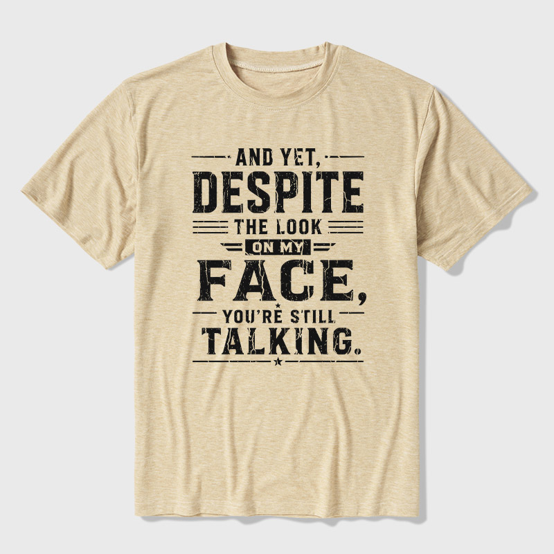 Funny Words Ultra Soft Heather Tee