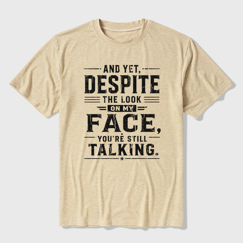 Funny Words Ultra Soft Heather Tee