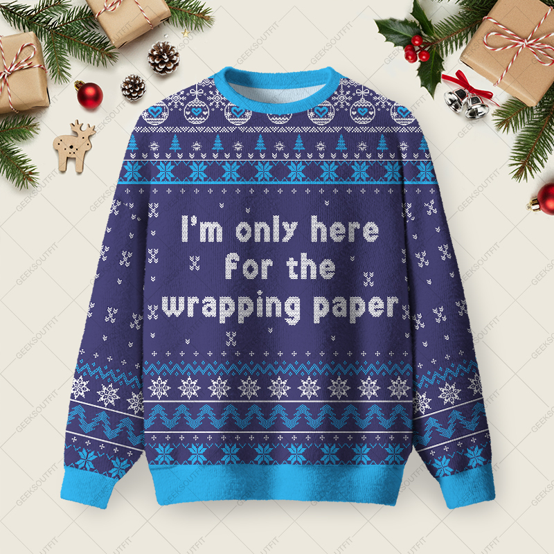 Geeksoutfit That's What I Do Ugly Christmas Fuzzy Fleece Sweatshirt for Sale