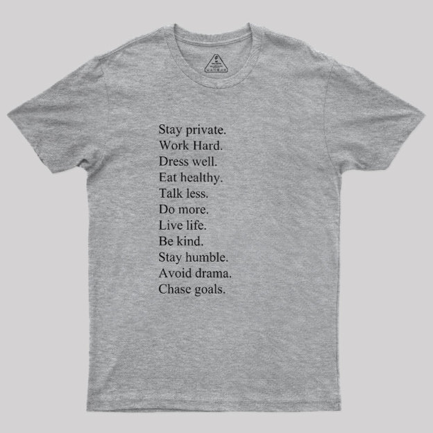 Stay Private Geek T-Shirt