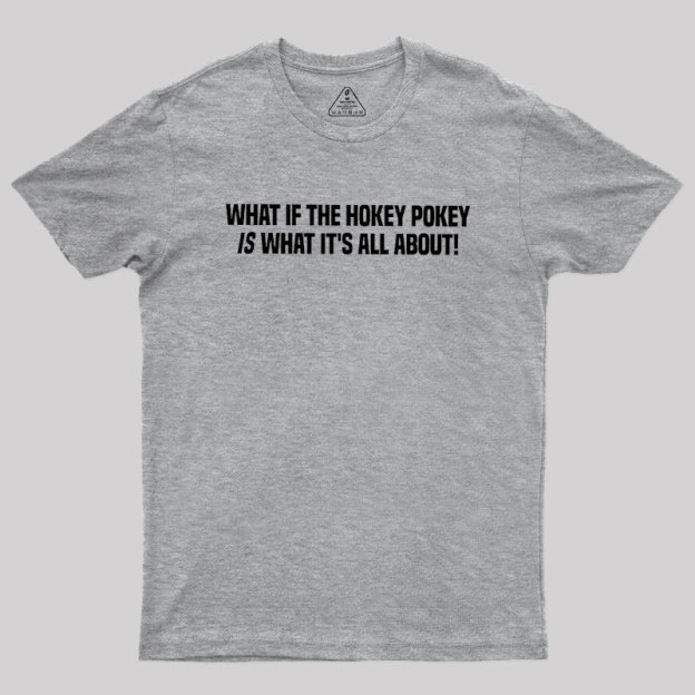 What If The Hokey Pokey Is What Its All About Geek T-Shirt